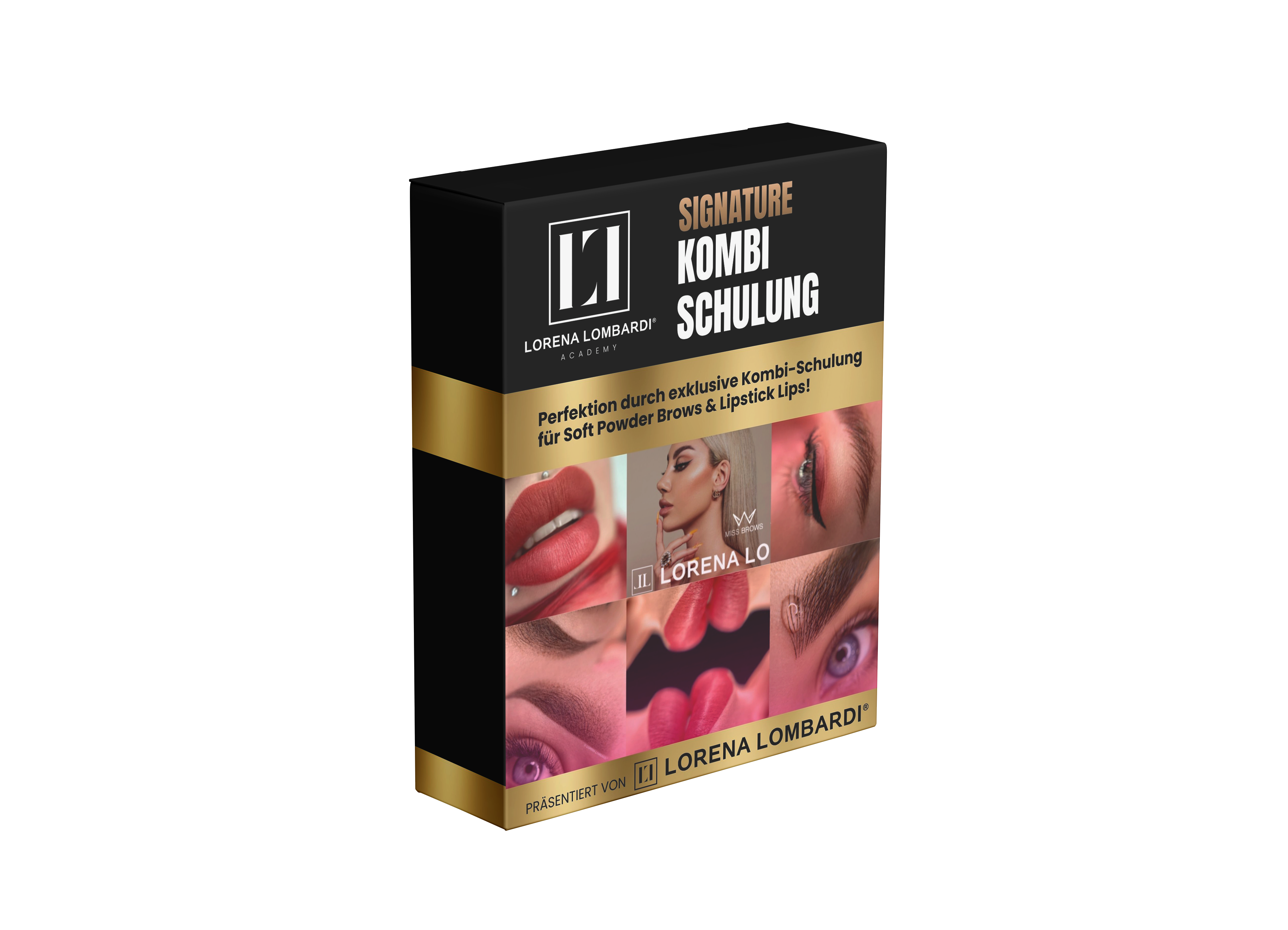 LOMBARDI Kombi Schulung Signature Soft Powder Brows & 3D Lipstick Lips