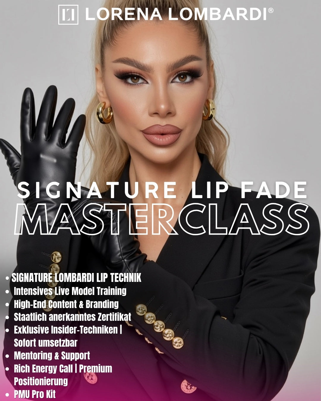 LOMBARDI SIGNATURE LIP FADE MASTERCLASS